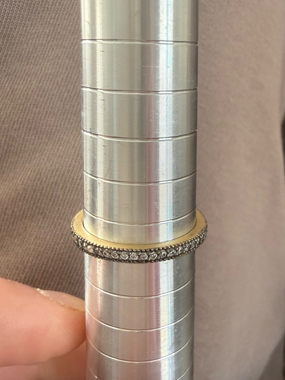 *NEW*Sz 10* Freida Rothman*All Pave Stack - Picture 2 of 5